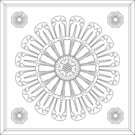 Ceilume Medallion 2ft x 2ft Clear Ceiling Tile V1-MDLION-22CL2